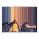 Leinwandbild mit Schattenfugenrahmen im Format 40×30", weißer Rahmen