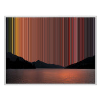 Lienzo con marco flotante, 40×30", marco blanco