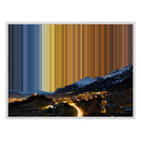 40×30" Float Frame Canvas - White Frame variant