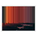 40×30" Float Frame Canvas - White Frame variant