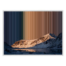 Canvas in baklijst, 40×30", witte lijst