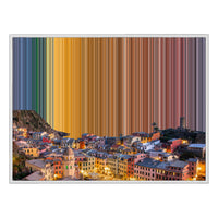 Leinwandbild mit Schattenfugenrahmen im Format 40×30", weißer Rahmen