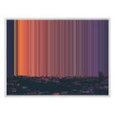 40×30" Float Frame Canvas - White Frame variant