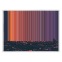 40×30" Float Frame Canvas - White Frame variant