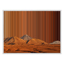 40×30" Float Frame Canvas - White Frame variant