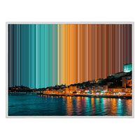 Lienzo con marco flotante, 40×30", marco blanco