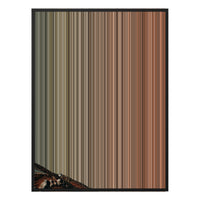 40×32" Metallic Float Frame Canvas - Black Frame variant