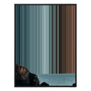 40×32" Metallic Float Frame Canvas - Black Frame variant