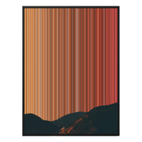 40×32" Metallic Float Frame Canvas - Black Frame variant