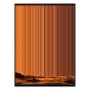 40×32" Metallic Float Frame Canvas - Black Frame variant