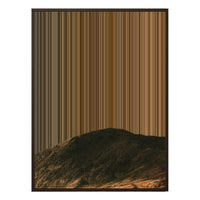 40×32" Metallic Float Frame Canvas - Brown Frame variant