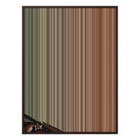 40×32" Metallic Float Frame Canvas - Brown Frame variant