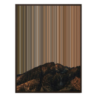 40×32" Metallic Float Frame Canvas - Brown Frame variant