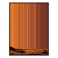 40×32" Metallic Float Frame Canvas - Brown Frame variant