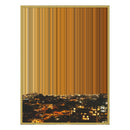 40×32" Metallic Float Frame Canvas - Gold Frame variant