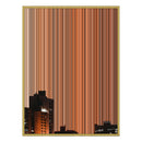 40×32" Metallic Float Frame Canvas - Gold Frame variant