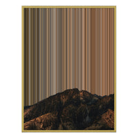 40×32" Metallic Float Frame Canvas - Gold Frame variant