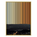 40×32" Metallic Float Frame Canvas - Gold Frame variant