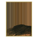 40×32" Metallic Float Frame Canvas - Gold Frame variant