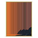 40×32" Metallic Float Frame Canvas - Gold Frame variant