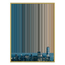 40×32" Metallic Float Frame Canvas - Gold Frame variant