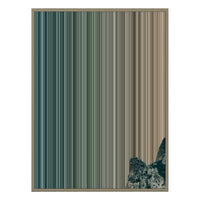 40×32" Metallic Float Frame Canvas - Natural Frame variant