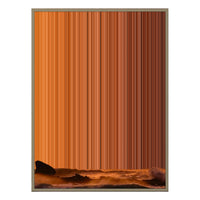 40×32" Metallic Float Frame Canvas - Natural Frame variant