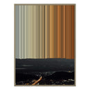 40×32" Metallic Float Frame Canvas - Natural Frame variant