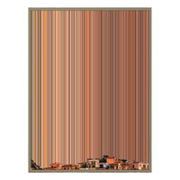 40×32" Metallic Float Frame Canvas - Natural Frame variant