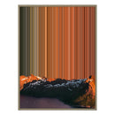 40×32" Metallic Float Frame Canvas - Natural Frame variant