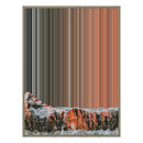 40×32" Metallic Float Frame Canvas - Natural Frame variant