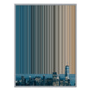 40×32" Metallic Float Frame Canvas - Silver Frame variant