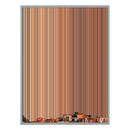 40×32" Metallic Float Frame Canvas - Silver Frame variant