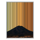 40×32" Metallic Float Frame Canvas - Silver Frame variant