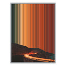 40×32" Metallic Float Frame Canvas - Silver Frame variant