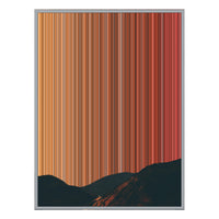 40×32" Metallic Float Frame Canvas - Silver Frame variant