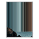 40×32" Metallic Float Frame Canvas - Silver Frame variant