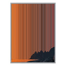 40×32" Metallic Float Frame Canvas - Silver Frame variant