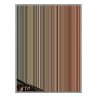 40×32" Metallic Float Frame Canvas - Silver Frame variant