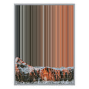 40×32" Metallic Float Frame Canvas - Silver Frame variant