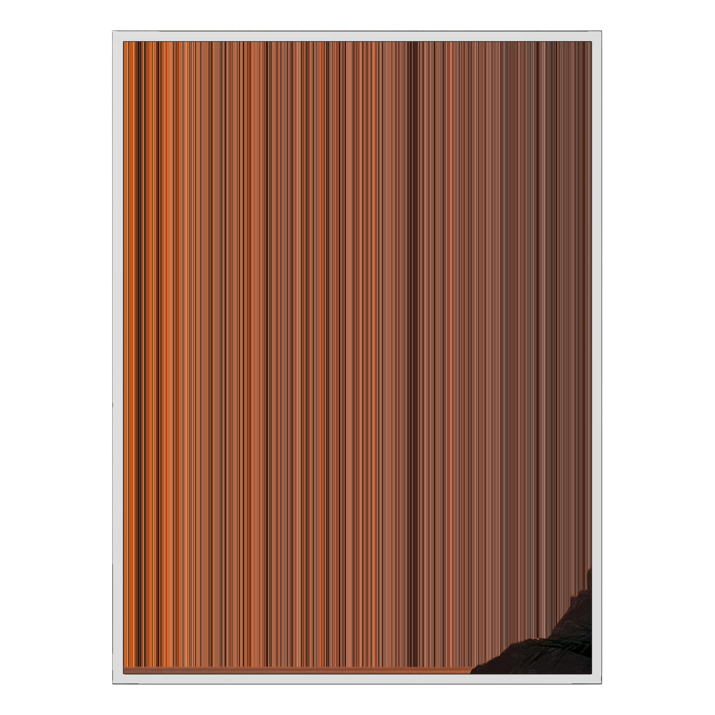 40×32" Metallic Float Frame Canvas - White Frame variant