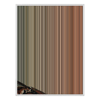 40×32" Metallic Float Frame Canvas - White Frame variant