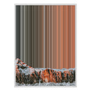 40×32" Metallic Float Frame Canvas - White Frame variant