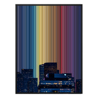 36×48" Framed Canvas - Black Frame variant