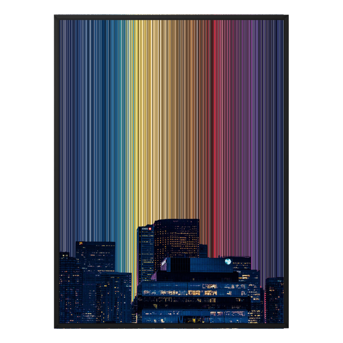 36×48" Framed Canvas - Black Frame variant
