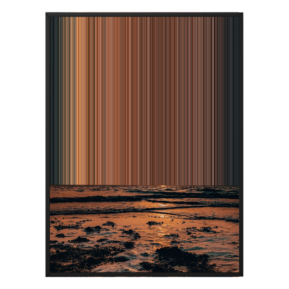 36×48" Framed Canvas - Black Frame variant
