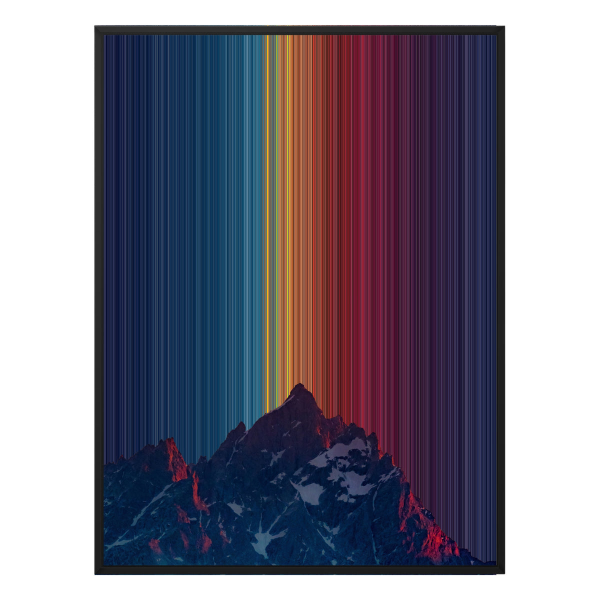 36×48" Framed Canvas - Black Frame variant