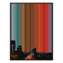 36×48" Framed Canvas - Brown Frame variant