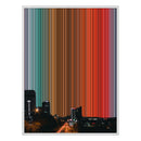 36×48" Framed Canvas - White Frame variant