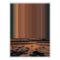 36×48" Framed Canvas - White Frame variant